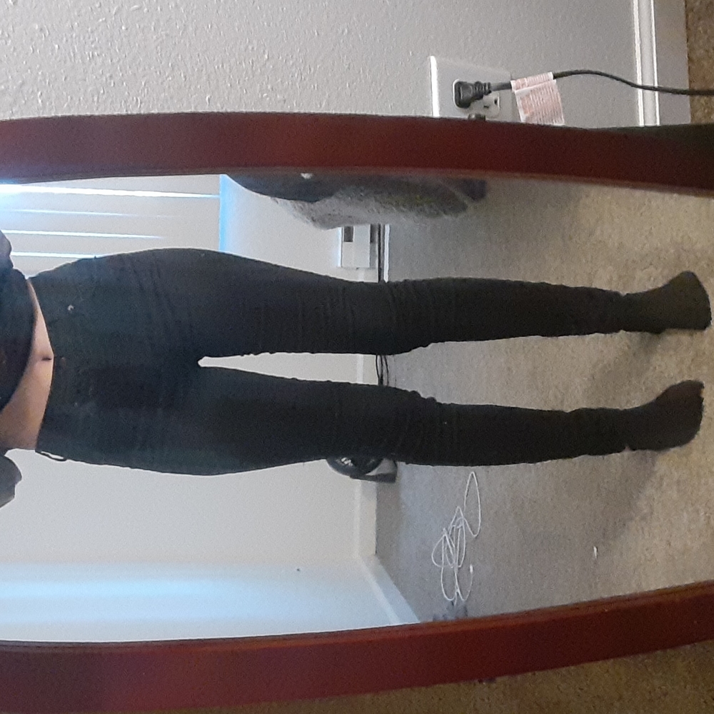 Black Retro High Waist Jeggings Garage brand Size 3